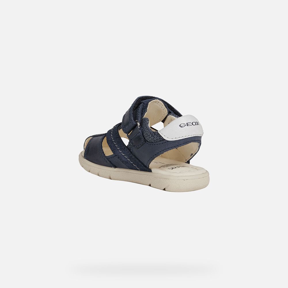 Sandales Geox Alul Boy - Bleu Marine - Bebe 861730-QWL